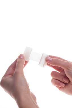 Antibacterial plaster first help pharmacy protection body care different 