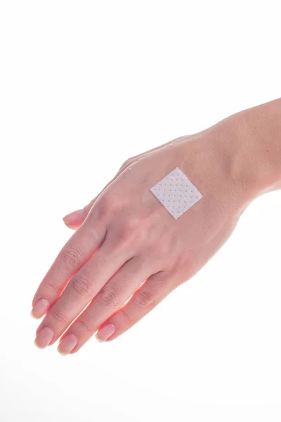 Antibacterial plaster first help pharmacy protection body care different