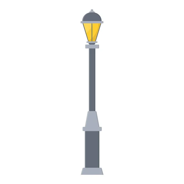 Street light cartoon isolated on white background. Modern and vintage street light. Elements for landscape construction. Vector illustration for any design. — ストックベクタ