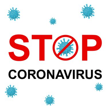 Stop Wuhan coronavirus 2019-nCoV concept. Dangerous chinese nCoV coronavirus. Vector illustration for blog posts, news, articles about 2019-nCoV virus spreading worldwide from Chinese city Wuhan.