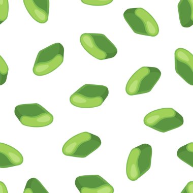 Aloe vera bitkisel kesikli kusursuz desen beyaz arka planda izole edilmiş yapraklar. Çizgi film tarzı. Herhangi bir tasarım için vektör illüstrasyonu.