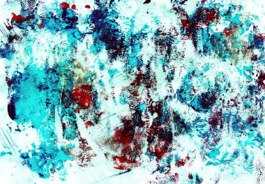 Çağdaş soyut resim beyaz arkaplanı karıştır