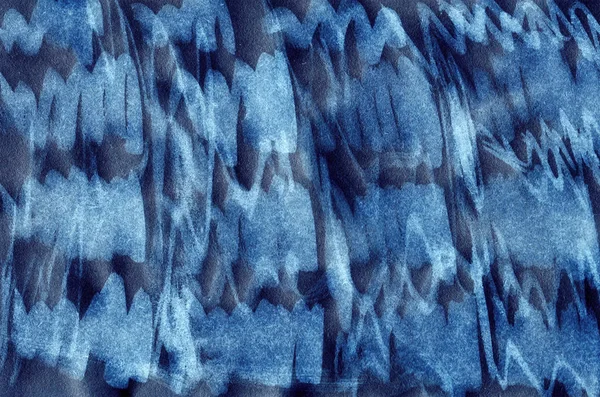蓝色冰霜，背景粗糙，冬季成分抽象. — 图库照片