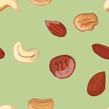 Noel fındık koleksiyonu ile kusursuz desen.