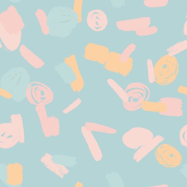 Turkuaz, pembe fırça darbeleri. Soyut, modern, pürüzsüz, doğal renk arkaplanı. p. Vektör illüstrasyonu.