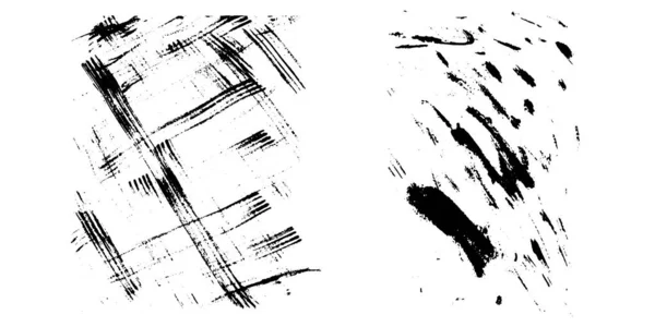 Текстурированный фон с мазками кисти, следами краски, линиями, пятнами, пятнами — стоковый вектор