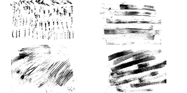 Текстура фона с грубыми мазками кисти, следами краски, даубом, следами краски . — стоковый вектор