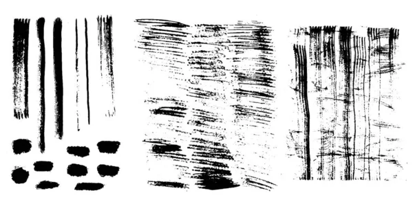 Стильный задник с грубыми мазками кисти, красками, лаком, красками, линиями, пятнами — стоковый вектор
