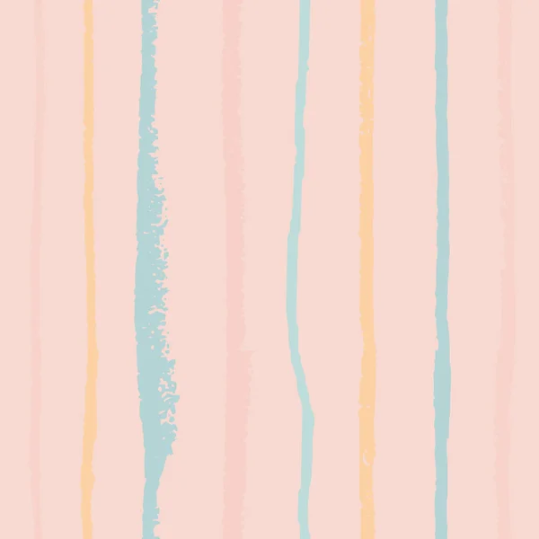 Couleur pastel lignes texturées verticales sur fond rose motif sans couture . — Image vectorielle