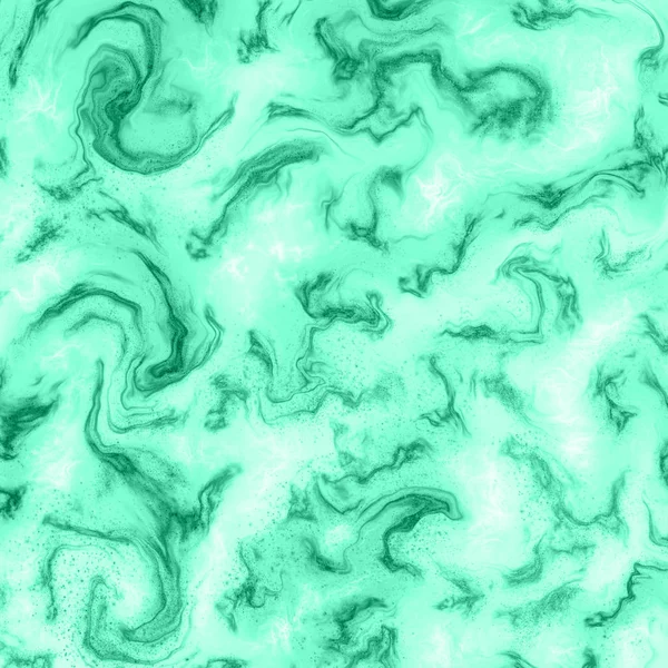 Тропічний затінок Aqua Menthe мармуровий завихрений фон. — стокове фото