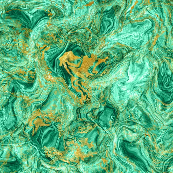 Aqua Menthe con fondo de mármol dorado de moda . — Foto de Stock