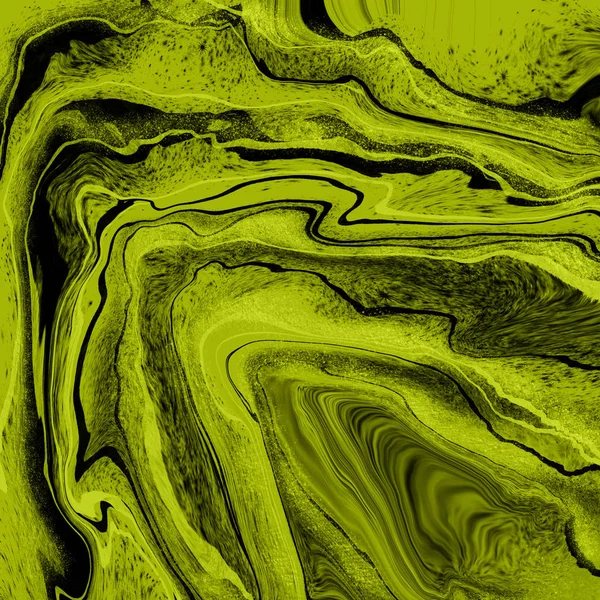 Chartreuse achát víří abstraktní trendy pozadí. — Stock fotografie
