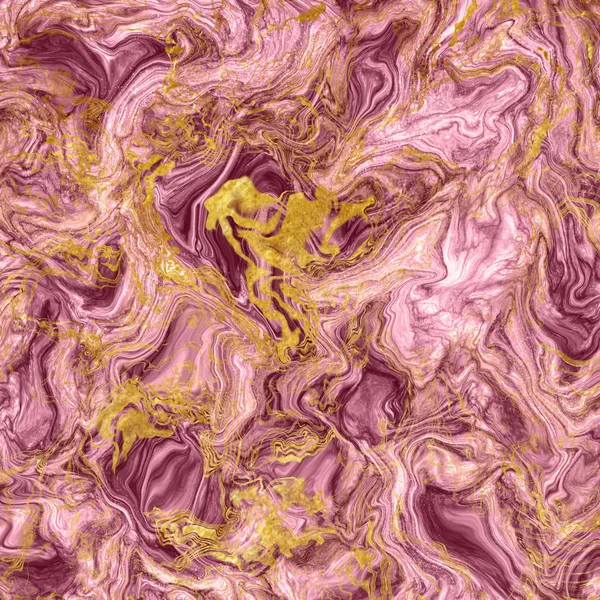 Рожевий з золотим модним тлом. Картина ефекту мармуру . — стокове фото