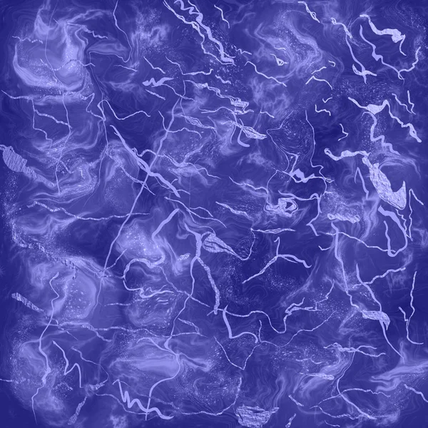 Фантомний синій абстрактний фон. Зірковий мармуровий ефект Нічної ночі — стокове фото