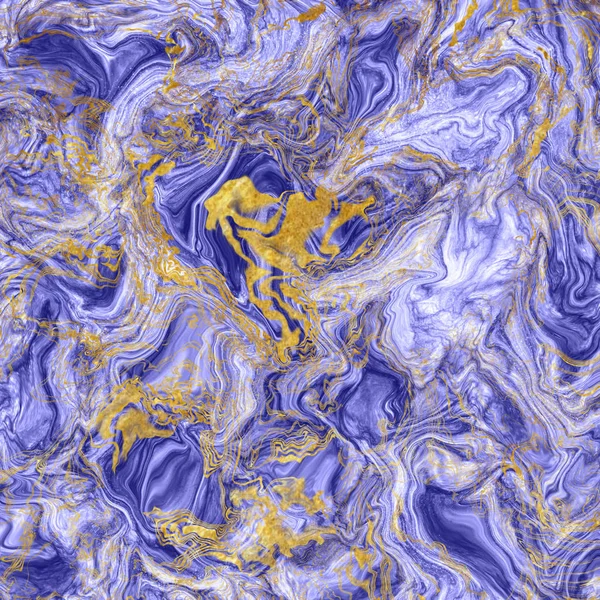 Зоряна ніч синій з золотими мармуровими гойдалками сучасний фон — стокове фото
