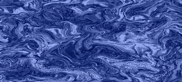 Військово Морський Синій Модний Фон Горизонтальний Банер Малюнок Ефекту Мармуру — стоковий вектор