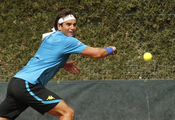 Tunisian tennis player Malek Jaziri — стокове фото