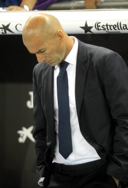 Real Madrid manager Zinedine Zidane