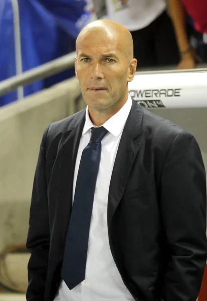 Zinedine Zidane dyrektor Realu Madryt — Zdjęcie stockowe