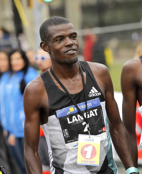 Keňský atlet Leonard Kipkoech Langat — Stock fotografie