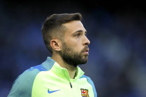 Jordi alba vom fc barcelona — Stockfoto