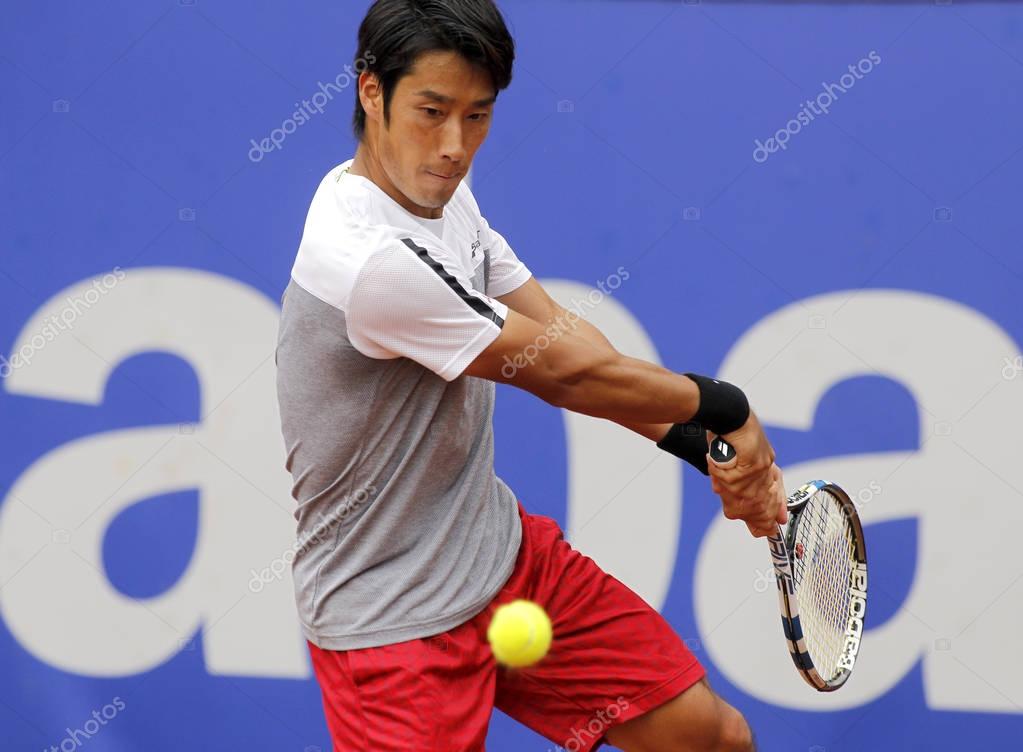Japanische Tennisspielerin Yuichi Sugita — Redaktionelles Stockfoto