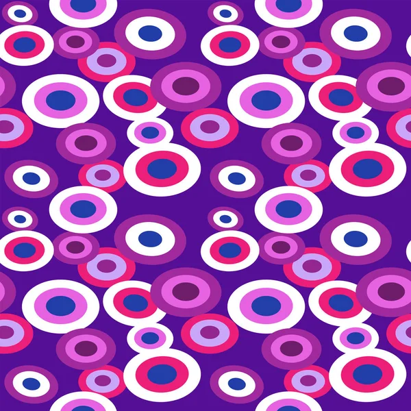 ピンクの背景の抽象的な要素を持つシームレス パターン — ストックベクタ