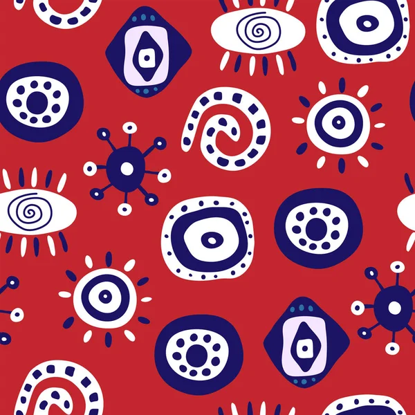 Nahtlose stilvolle abstrakte Hintergrund mit dekorativen Mustern — Stockvektor