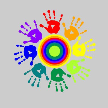 El ile tasarımı için soyut öğe yazdırır