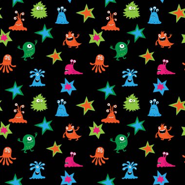 Yabancılar ve yıldız ile sorunsuz arka plan