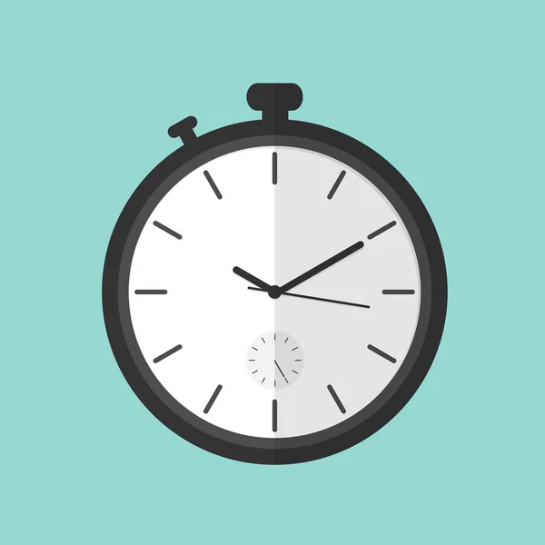 Stopwatch Vlakke Vector — Stockvector