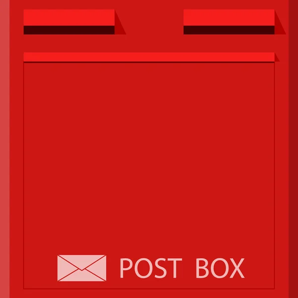 Post Box Background Vector — Stock Vector