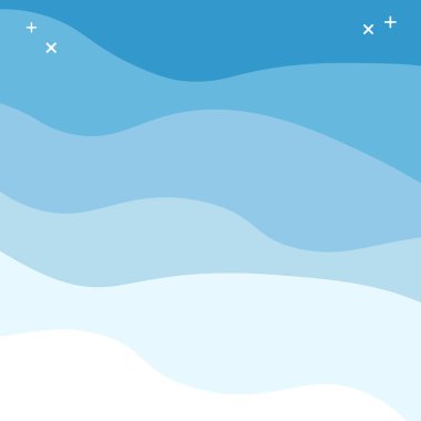 mavi gökyüzü dalga arkaplan vektörü