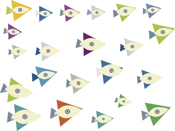 Tringle vektör çizim/süs balıkları