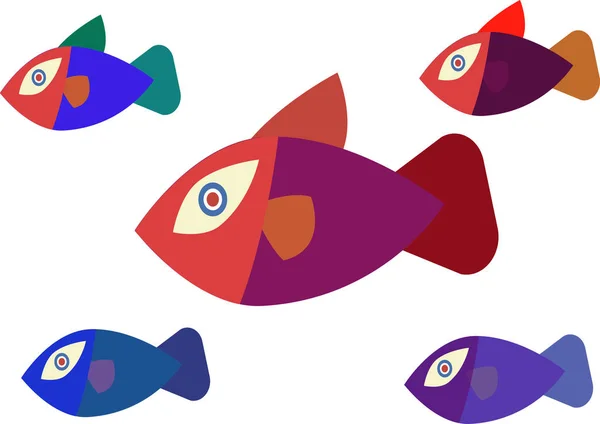 Tringle vektör çizim/süs balıkları