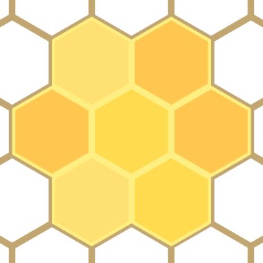 Altın altıgen resimleme soyut desen düzenlenmiş altıgen,