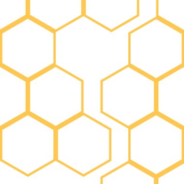 Altın altıgen resimleme soyut desen düzenlenmiş altıgen,