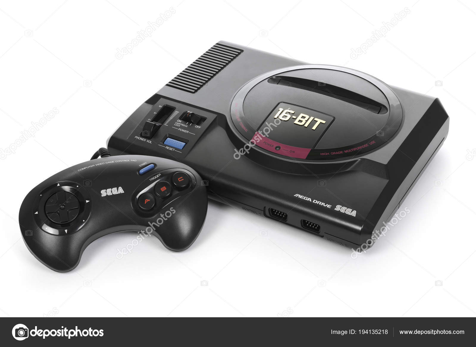 Sega's Mega Drive Video Game – Stock Editorial Photo © robtek #194135218