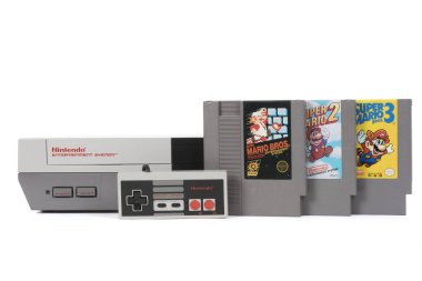 Nintendo Entertainment System ve Super Mario Bros oyunları