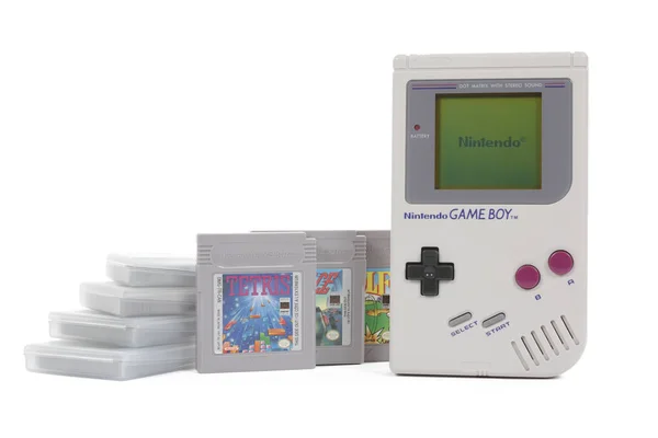 Clássicos Nintendo Gameboy — Fotografia de Stock