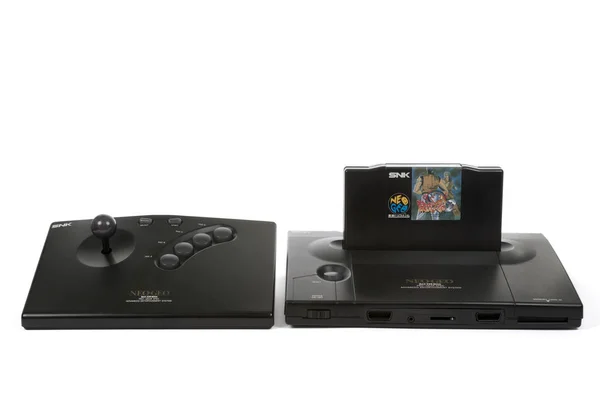 Sistema de juego Neo Geo Hecho por SNK — Foto de Stock