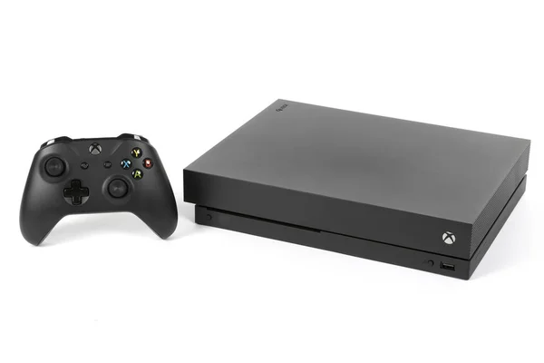 A Microsoft Xbox egy utcagyerek rendszer X — Stock Fotó