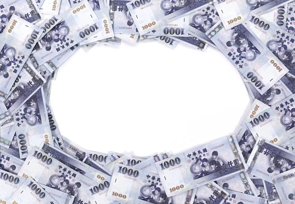 1000 nya Taiwan Dollar gränsen disposition — Stockfoto