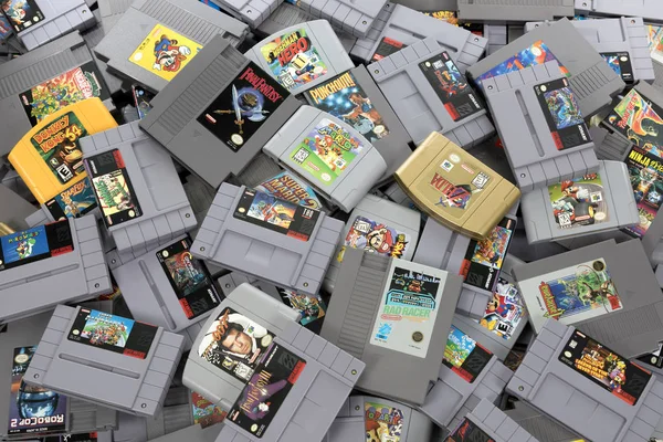 Retro Game Collecting Royalty Free Stock Images