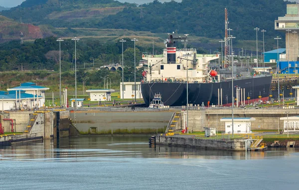 Panama Kanalı miraflores kilitleri — Stok fotoğraf