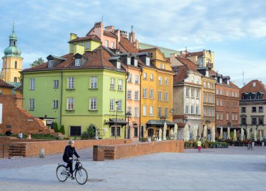 Castle Square (Taba Zamkowy) Varşova Polonya genel görünümü