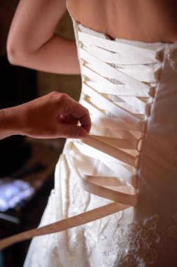 Gelin elbise hazırlık