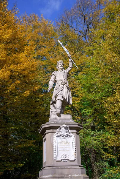 Monumento a Jan Kilinski en la ciudad ucraniana occidental de Lviv — Foto de Stock