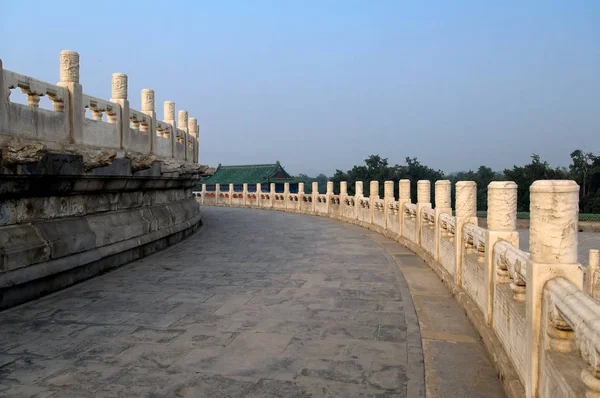 Архитектурные детали комплекса Китайского Храма Небес — стоковое фото