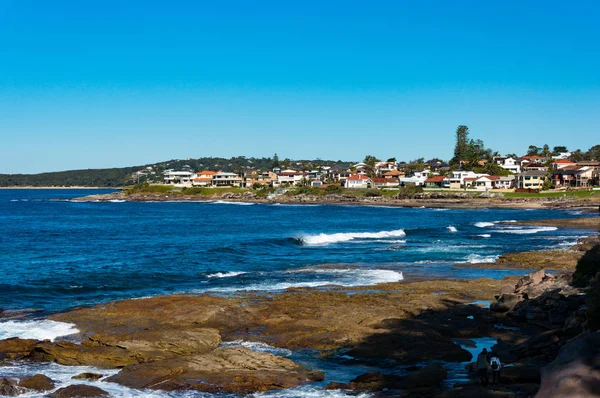 Prédios frente à praia perto de Shelly Park, Cronulla — Fotografia de Stock